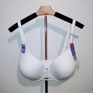 NEW Hanes DreamWire Bra Cushioned Contour Underwire Convertible Straps D-DD XXL+